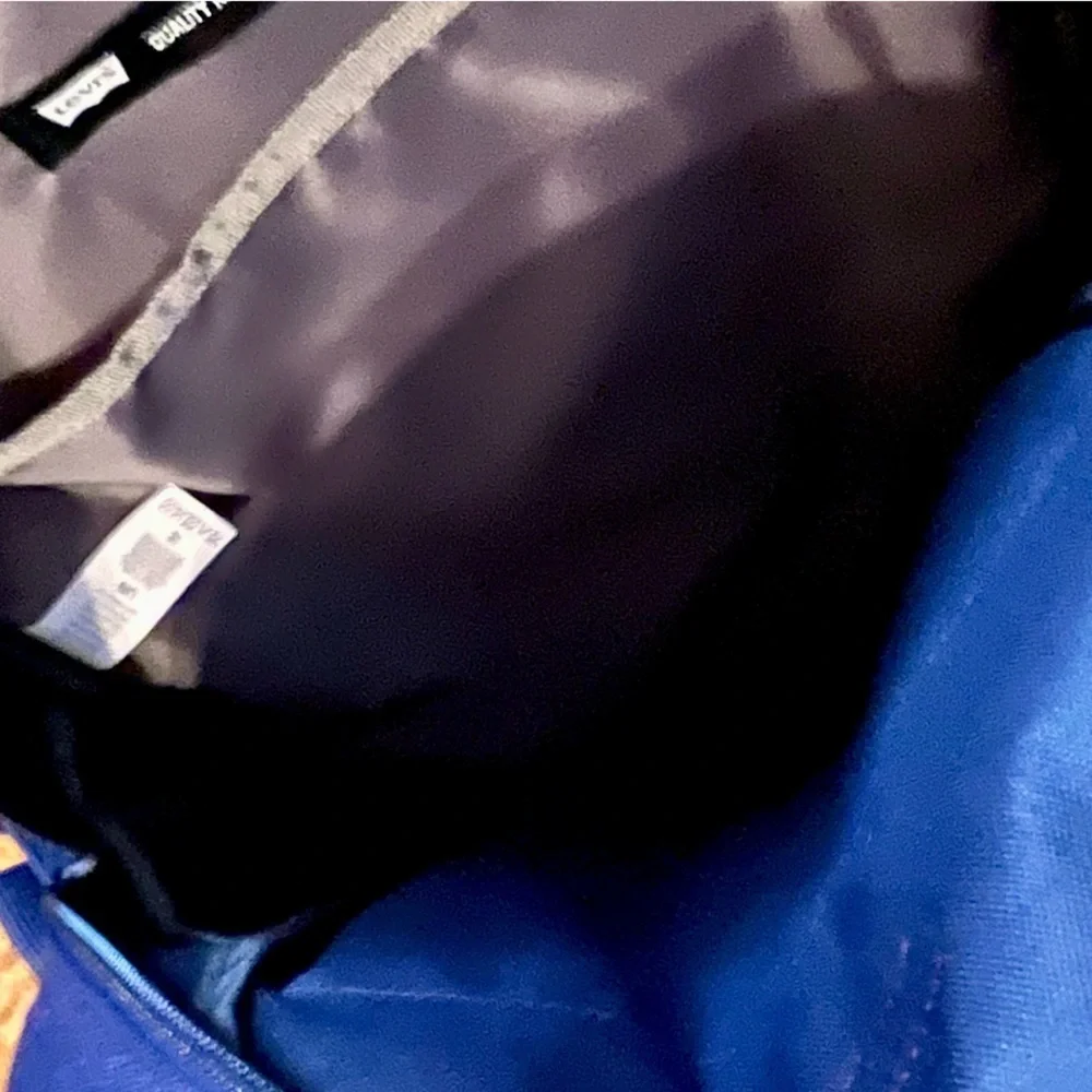 Levi's Navy Blue Backpack Unisex Travel School Bag Durable Adjustable Straps